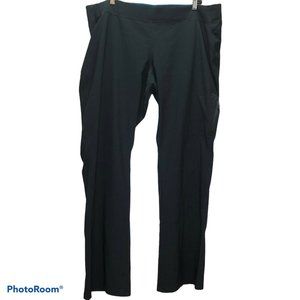 Columbia Womens 2X Omni-Shield Black Comfort Side Zip Pocket Yoga Pants